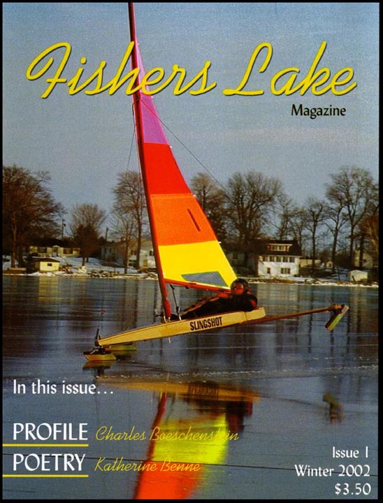 SLINGSHOT featured on the Winter 2002 issue of Fishers Lake Magazine.