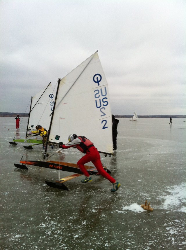 The opti fleet starts